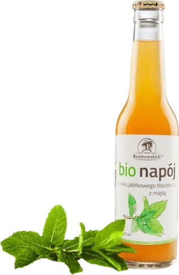 Gepresster Apfelsaft mit Minze 275ml ECO AUS DEM REMBOWSKI-HAUS - Biolaboratorium