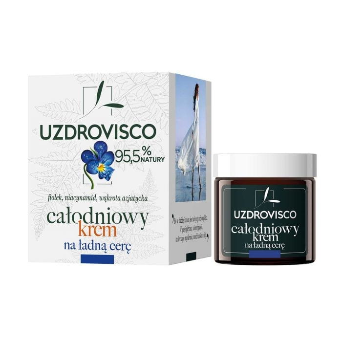 Gesichtscreme mit Unvollkommenheiten violett Tag und Nacht 50 ml - UZDROVISCO - Biolaboratorium