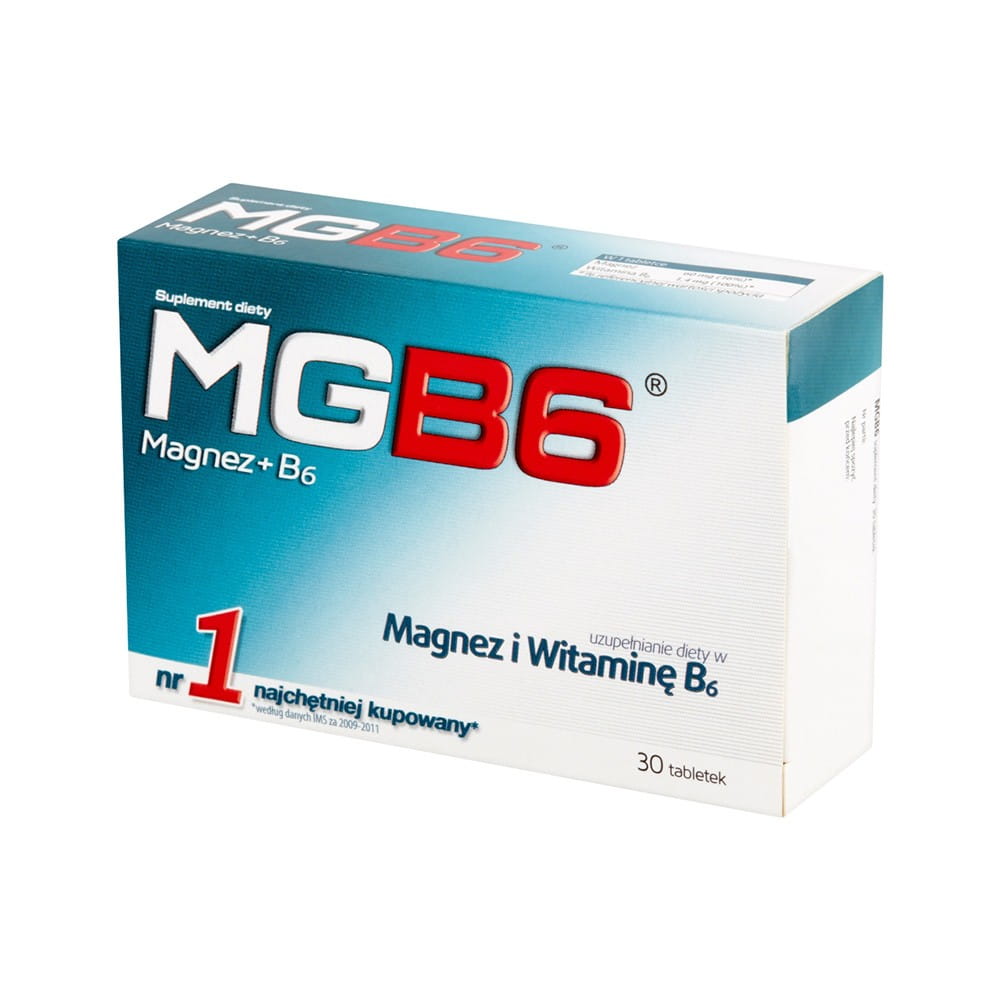 Magnesium + Vitamin B6 30 Tabletten - Biolaboratorium