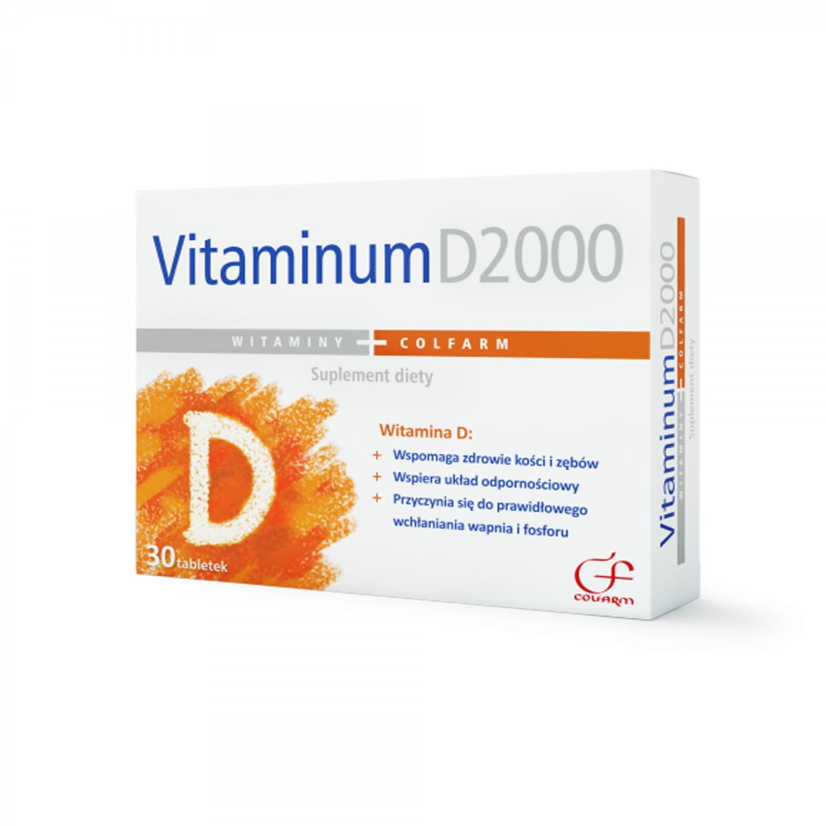 Vitaminum D2000 30 Kapseln COLFARM - Biolaboratorium