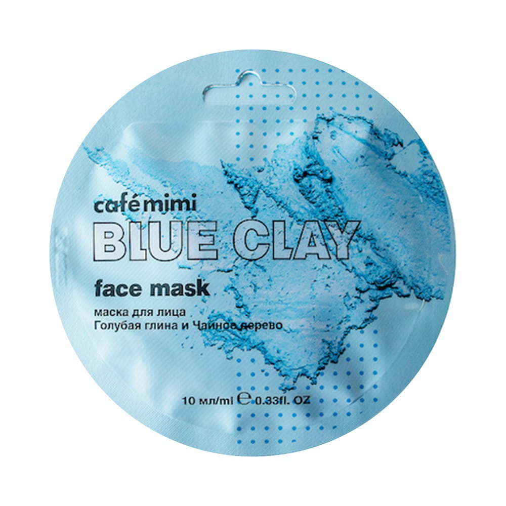Gesichtsmaske blauer Ton und Teebaum 10 ml CAFEMIMI - Biolaboratorium