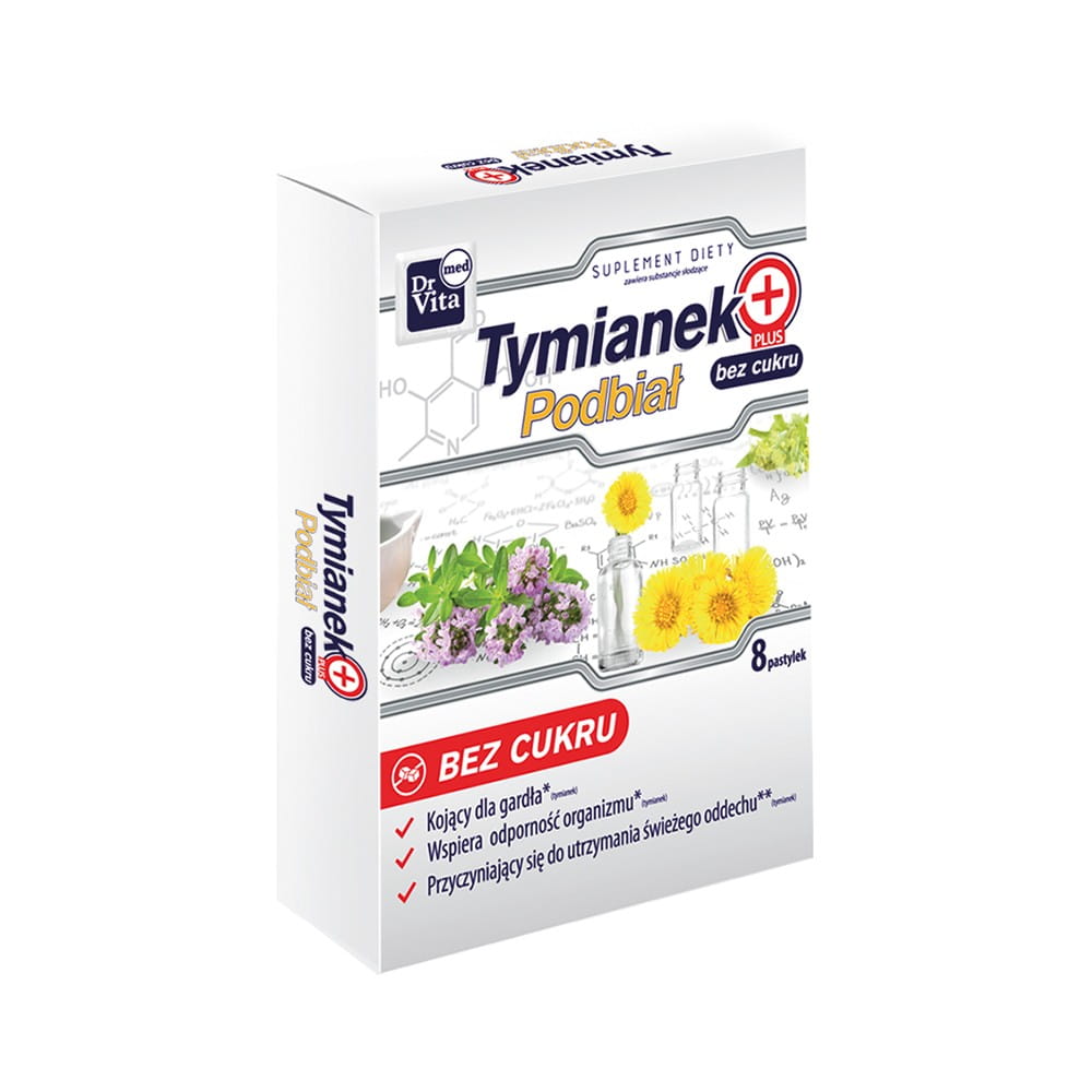 Thymian + Huflattich ohne Zucker 8 Lutschtabletten - Biolaboratorium