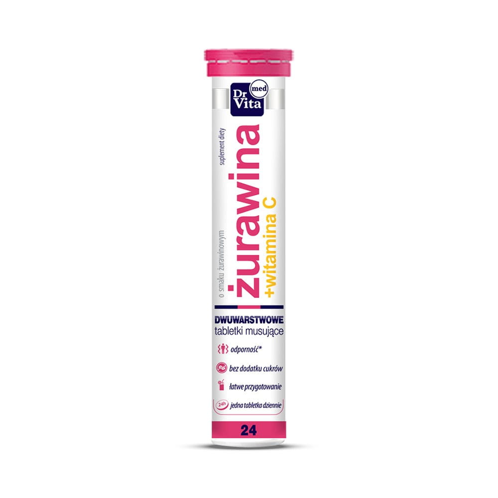 Cranberry mit Vitamin C 24 Brausetabletten - Biolaboratorium