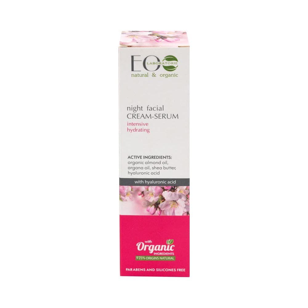 Gesichtsserumcreme für die Nacht mit tiefer Feuchtigkeit 50 ml ECO LABORATORIE - Biolaboratorium