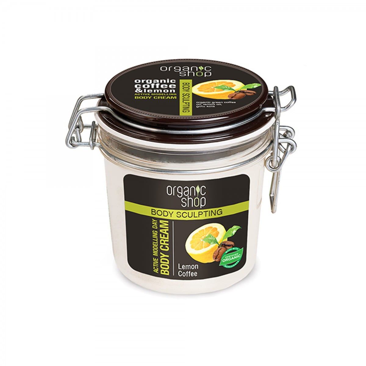 Lemon Coffee Modeling Day Körpercreme 350 ml - Biolaboratorium