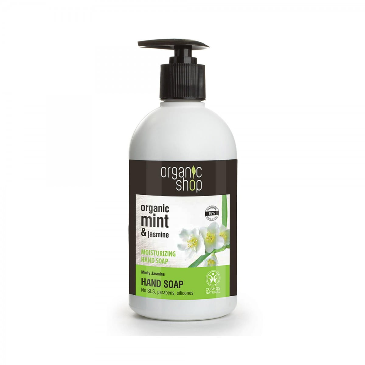Feuchtigkeitsspendende Handseife Minze Jasmin 500 ml - Biolaboratorium