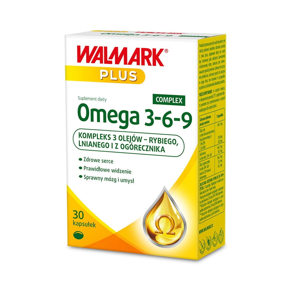 OMEGA 3 - 6 - 9 Komplex aus 3 Ölen 30 Kapseln - Biolaboratorium