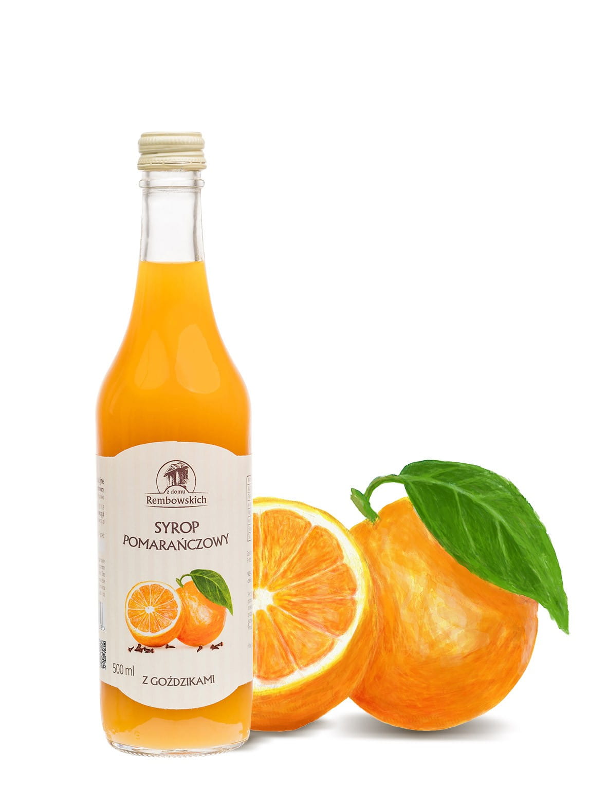 Orangensirup mit Nelke 500ml AUS DEM HAUS REMBOWSKI - Biolaboratorium