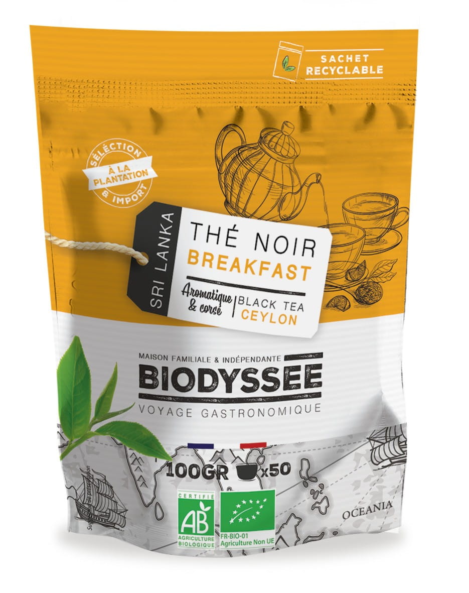 Ceylon Schwarzer Frühstückstee 100g EKO BIODYSSEE - Biolaboratorium