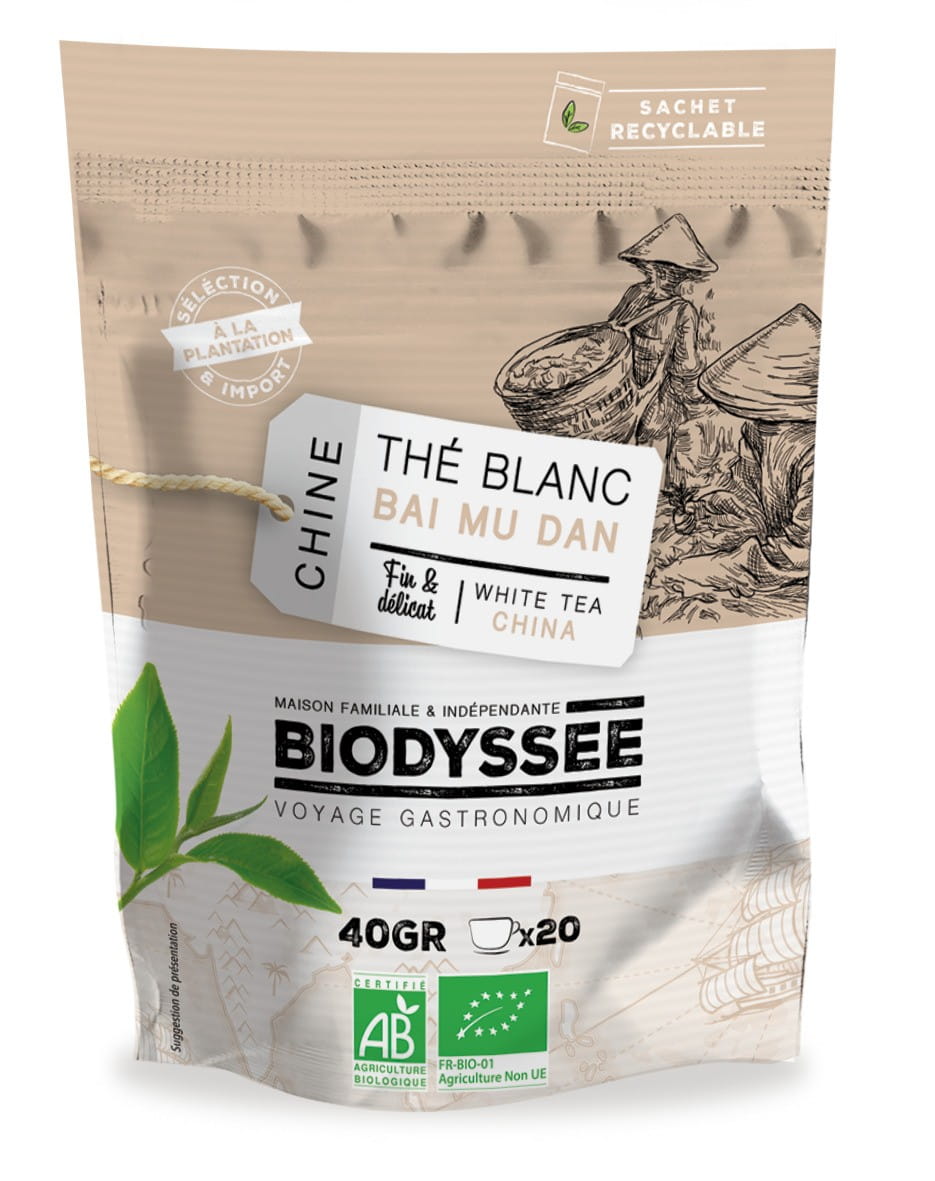 Weißer Tee Bai Mu Dan 40g ECO BIODYSSEE - Biolaboratorium