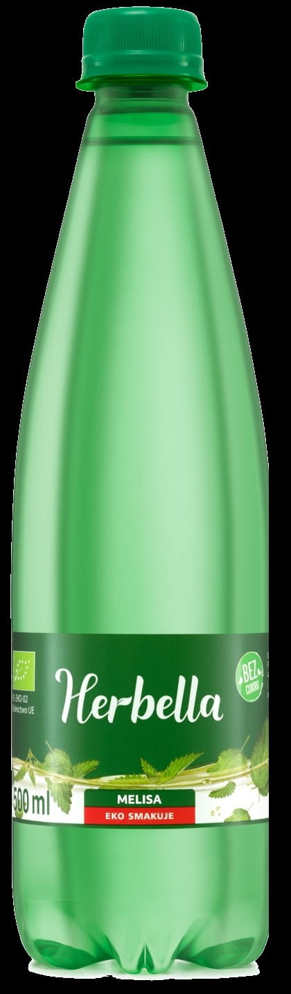 Sprudelwasser mit Zitronenmelissengeschmack BIO 500 ml - HERBELLA - Biolaboratorium