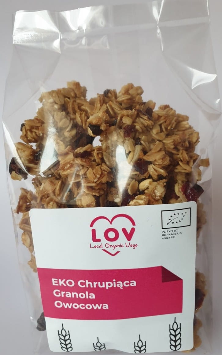 Knuspriges Frucht-Granola 100g EKO LOKALES BIO-VEGE - Biolaboratorium