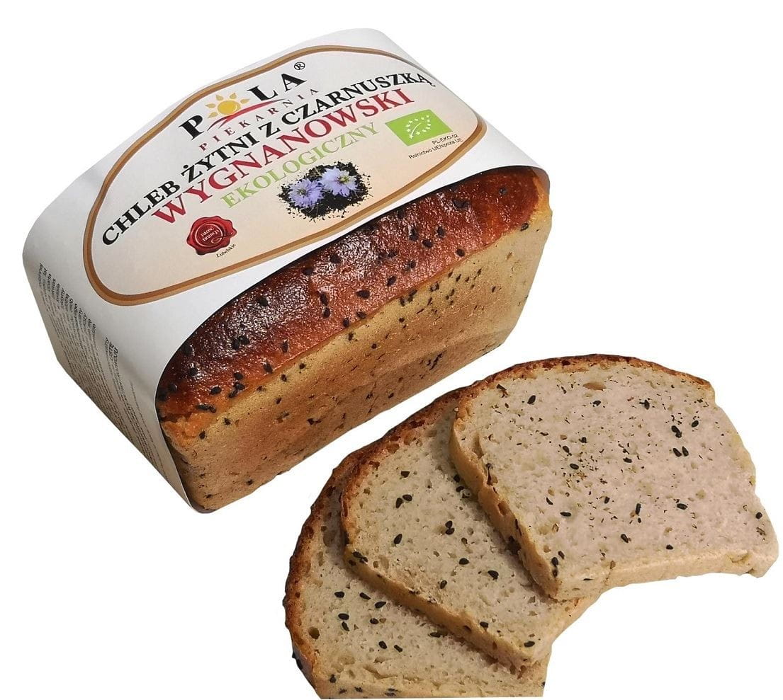Wygnanowski Roggenbrot mit Schwarzkümmel BIO 350 g - POLA - Biolaboratorium