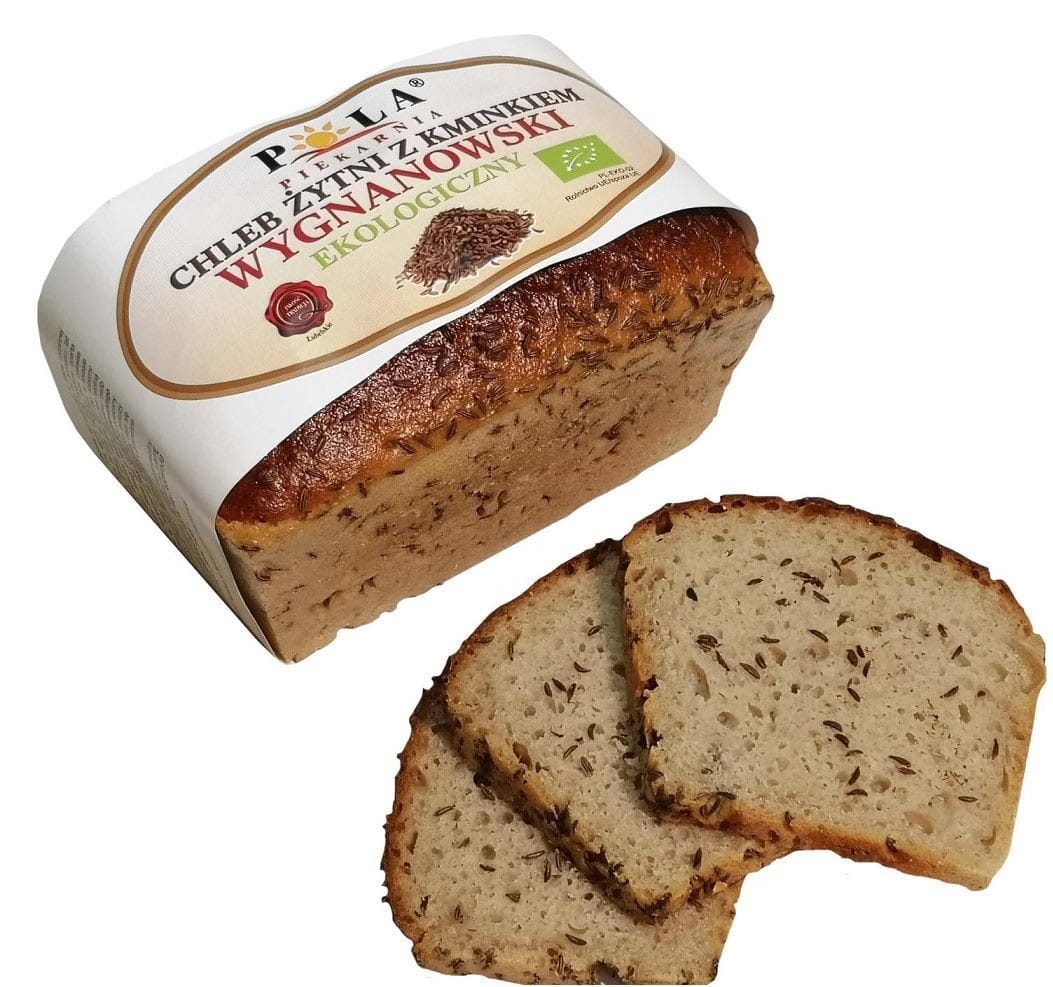 Wygnanów Roggenbrot mit Kümmel BIO 350 g - POLA - Biolaboratorium