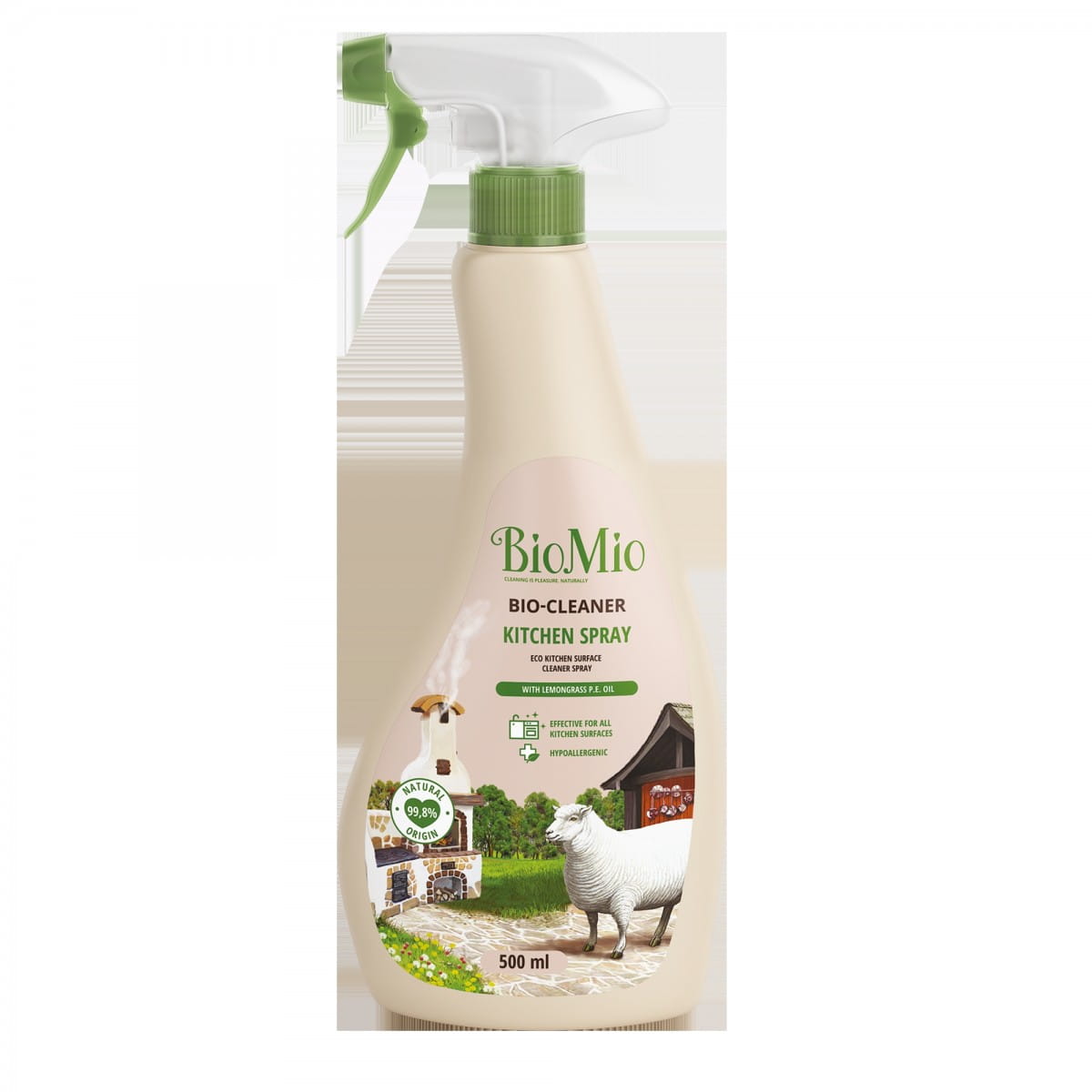 Küchenspray mit Zitronengrasöl 500 ml - Biolaboratorium