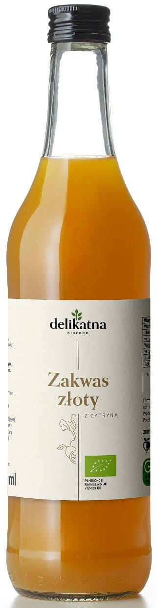 Goldener Sauerteig mit Zitrone BIO 500 ml - DELICATE - Biolaboratorium