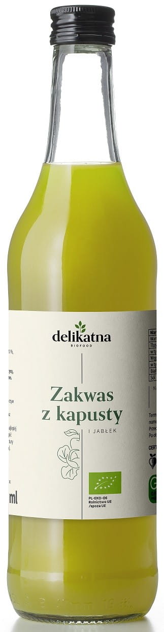 Sauerteig aus Kohl und Äpfeln BIO 500 ml - DELICATE - Biolaboratorium