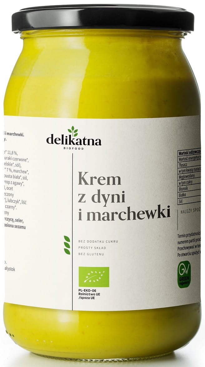 Kürbis-Karottencremesuppe BIO 900 ml - DELICATE - Biolaboratorium