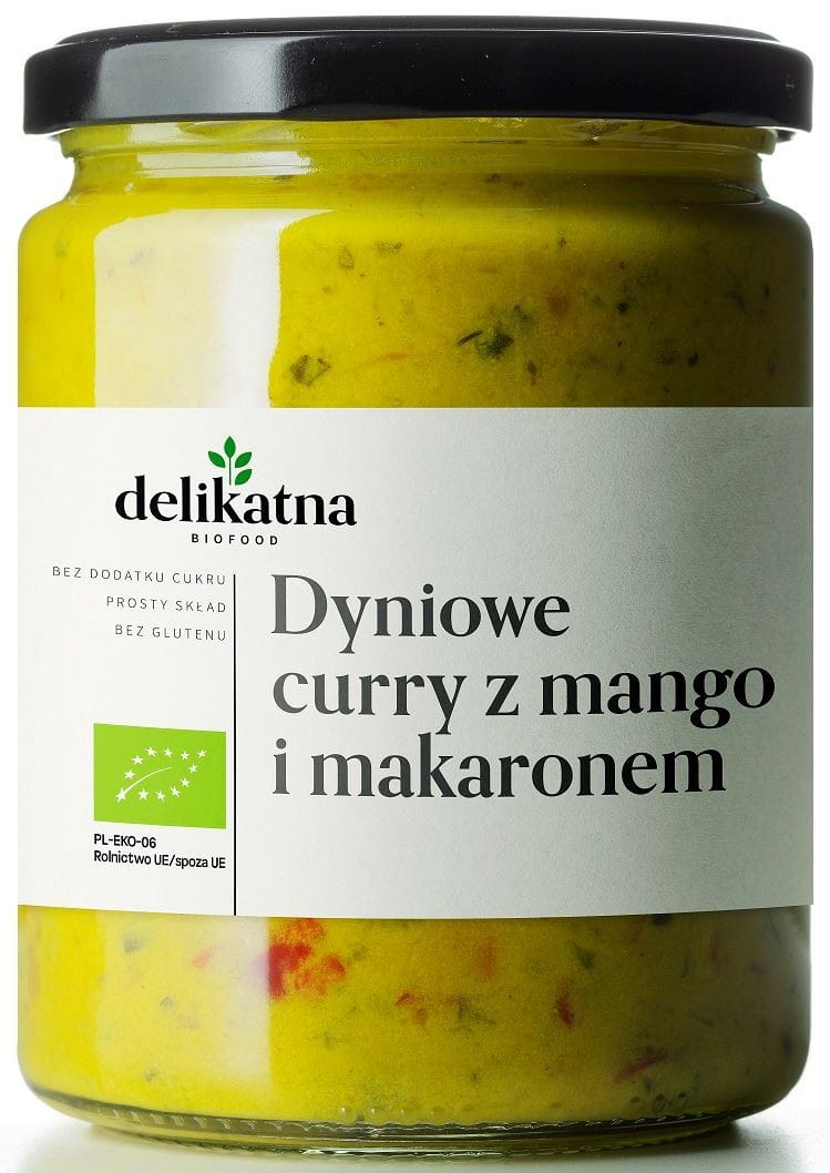 Kürbiscurry mit Mango und Nudeln BIO 540 ml - DELICATE - Biolaboratorium