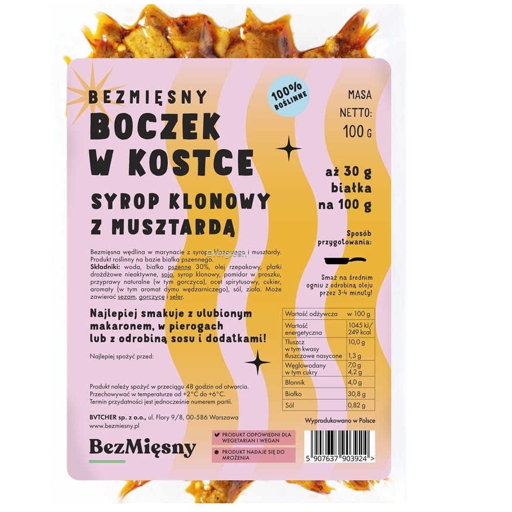 Vegane Speckwürfel mit Ahornsirup FLEISCHLOSES FLEISCH - Biolaboratorium