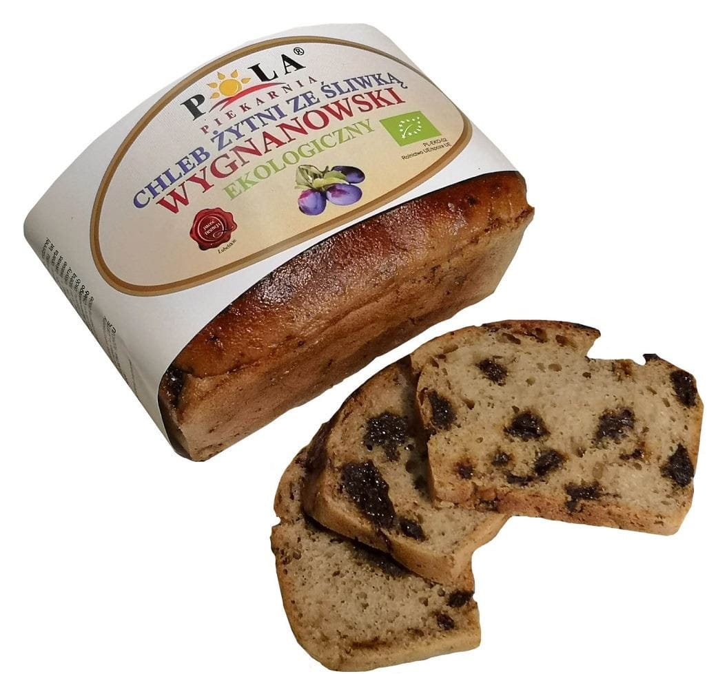 Wygnanowski Roggenbrot mit Pflaume BIO 350 g - POLA - Biolaboratorium