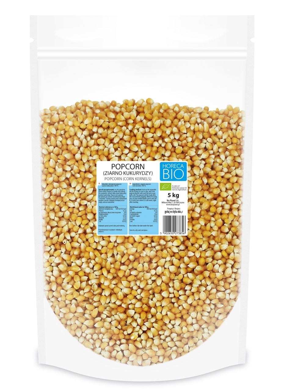 Popcorn (Maiskorn) BIO 5 kg - HORECA - Biolaboratorium