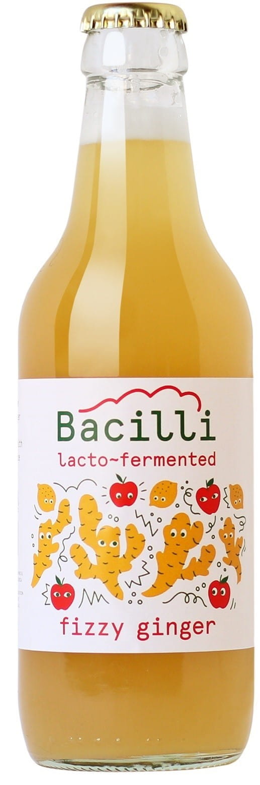 Kohlensäurehaltiges Getränk mit Probiotika BIO Ingwer 330 ml - Biolaboratorium