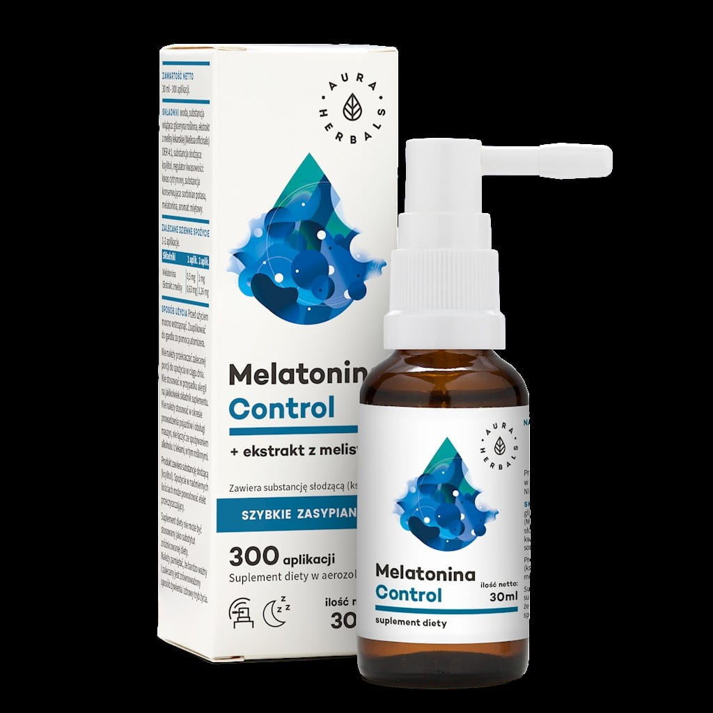 AURA HERBALS Melatoninkontrolle + Melissenextrakt Spray 30ml - Biolaboratorium