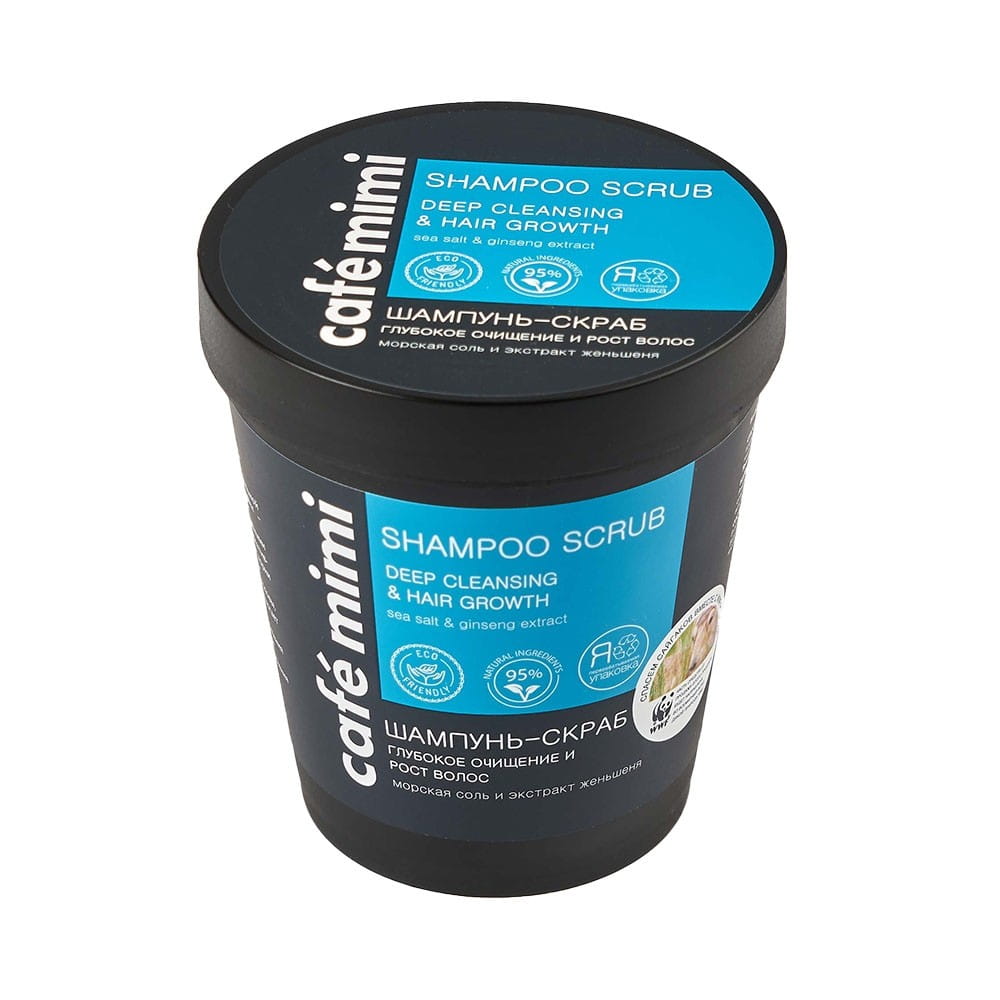 Shampoo - reinigendes und stimulierendes Haarpeeling 330 g CAFEMIMI - Biolaboratorium