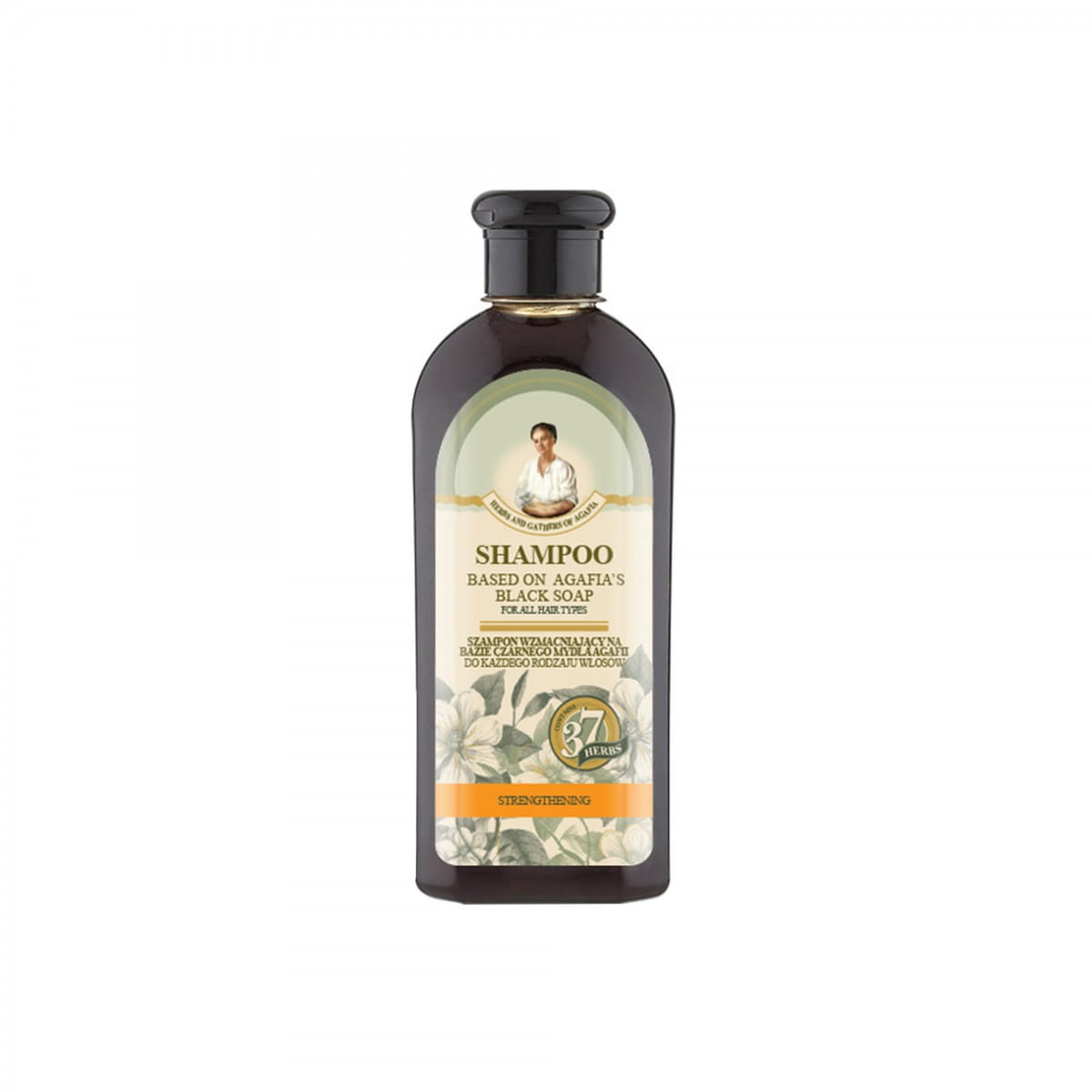 Black 37 Herbs stärkendes Haarshampoo 350 ml - Biolaboratorium