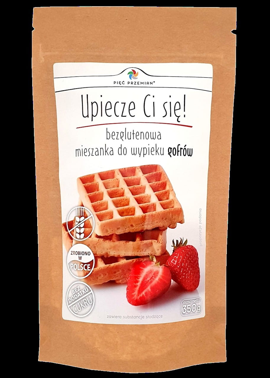 Glutenfreie Waffel-Backmischung 350g FÜNF ÄNDERUNGEN - Biolaboratorium