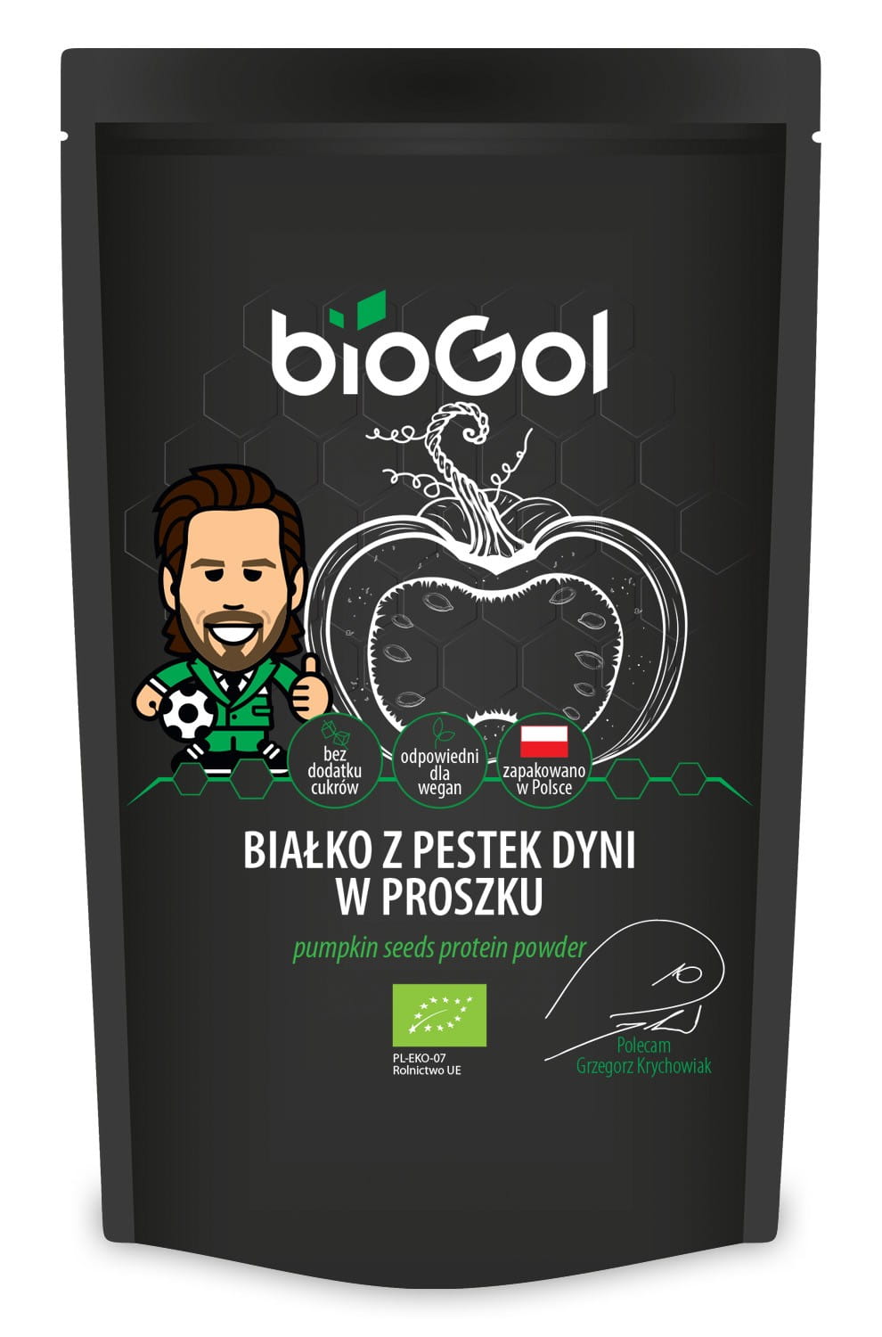 Kürbiskernproteinpulver BIO 500 g - BIOGOL - Biolaboratorium