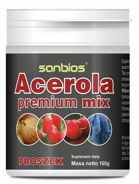 Acerola Premium Mix Pulver 160g SANBIOS - Biolaboratorium