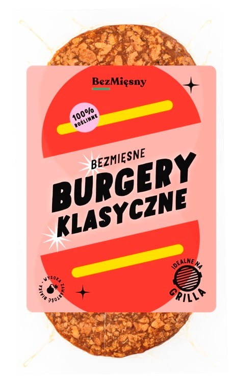 Klassische Burger ohne Fleisch 180 g FLEISCHLOSES FLEISCH - Biolaboratorium