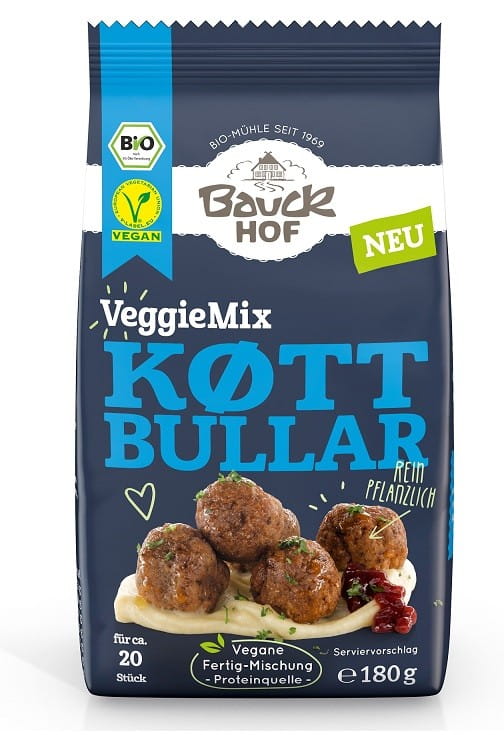 Mix für fleischlose schwedische Frikadellen BIO 180 g - BAUCK HOF - Biolaboratorium