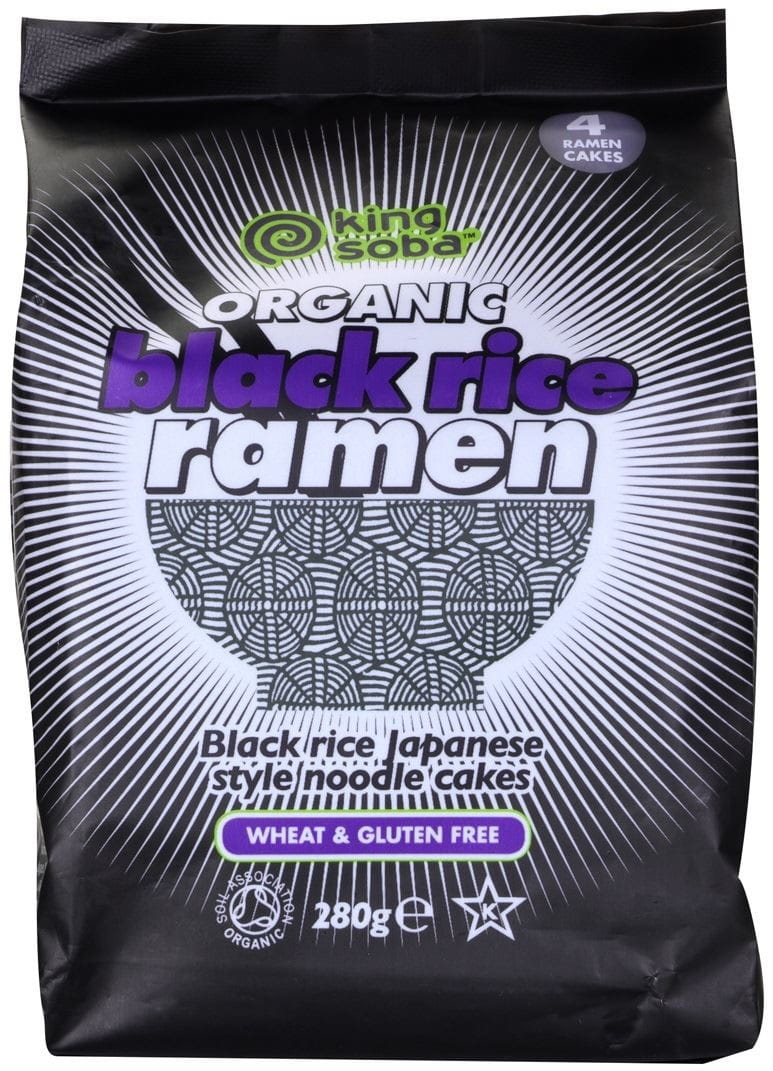 Ramen-Nudeln aus schwarzem Reis nach japanischer Art glutenfrei BIO 280 g - KING SOBA - Biolaboratorium