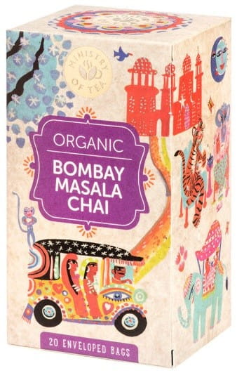 Schwarzer Chai-Tee (Bombay Masala Chai) BIO (20 x 175 g) 35 g - MINISTRY OF TEA - Biolaboratorium