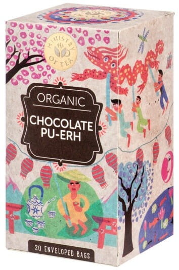 Schwarzer Pu-Erh-Tee mit Schokoladengeschmack BIO (20 x 175 g) 35 g - MINISTRY OF TEA - Biolaboratorium