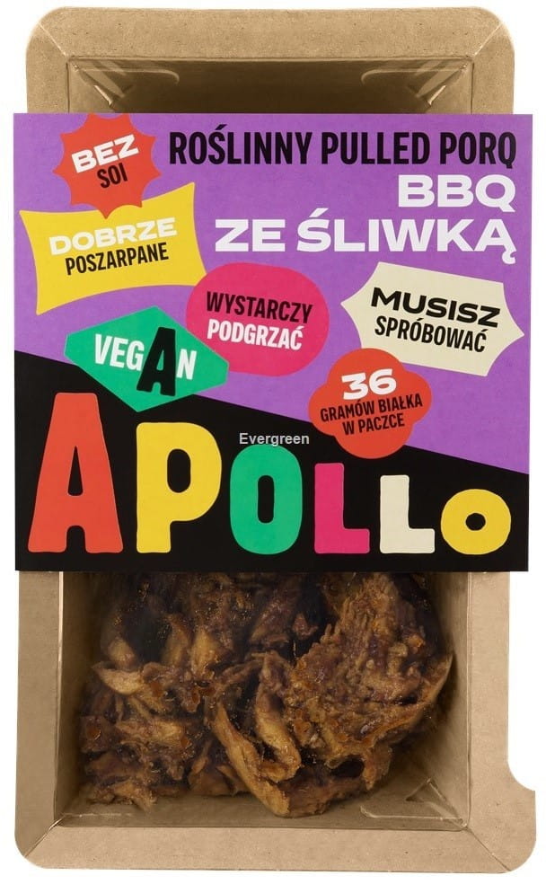 Gemüse Chicken Pulled Porq BBQ mit Pflaume 180 g QURCZAK - Biolaboratorium