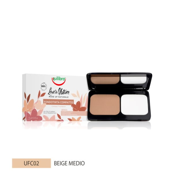 Beige mittel 10 g EQUILIBRA Kompaktgrundierung - Biolaboratorium