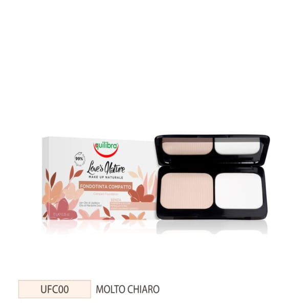 Molto chiaro 10g EQUILIBRA kompakte Foundation - Biolaboratorium