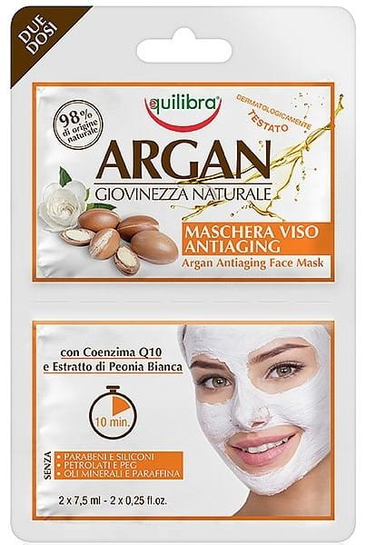 Argan-Gesichtsmaske 2x75ml EQUILIBRA - Biolaboratorium