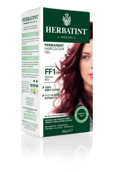 Gelfarbe ff1 Hennarot 150 ml HERBATINT - Biolaboratorium