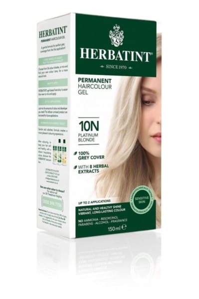 Gelfarbe 10n platinblond 150 ml HERBATINT - Biolaboratorium