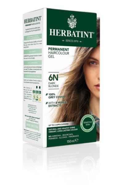 Gelfarbe 6n Dunkelblond 150 ml HERBATINT - Biolaboratorium