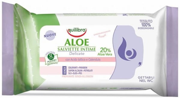 EQUILIBRA Aloe Tücher für die Intimhygiene - Biolaboratorium