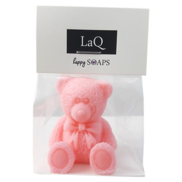 Seife, kleiner Bär, rosa Farbe 30 g LAQ - Biolaboratorium