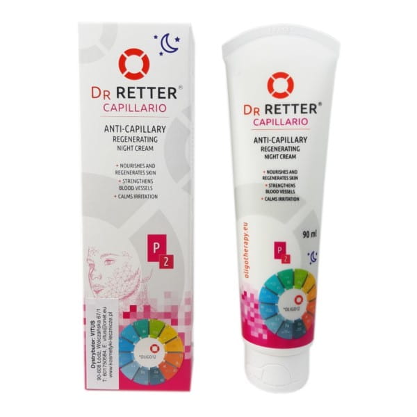 Capillario Nachtcreme für Gefäße 90 ml DR RETTER - Biolaboratorium