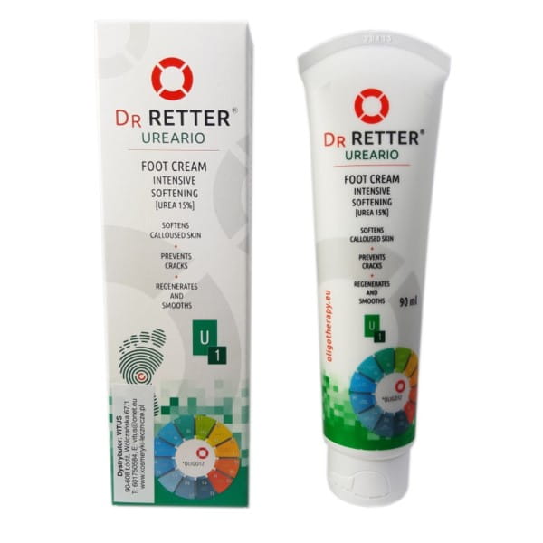 Ureario Fußcreme 90 ml 15% DR RETTER Urea - Biolaboratorium
