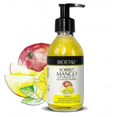 Mango Sorbet natürliches Gesichtsreinigungsgel BIOETIQ - Biolaboratorium